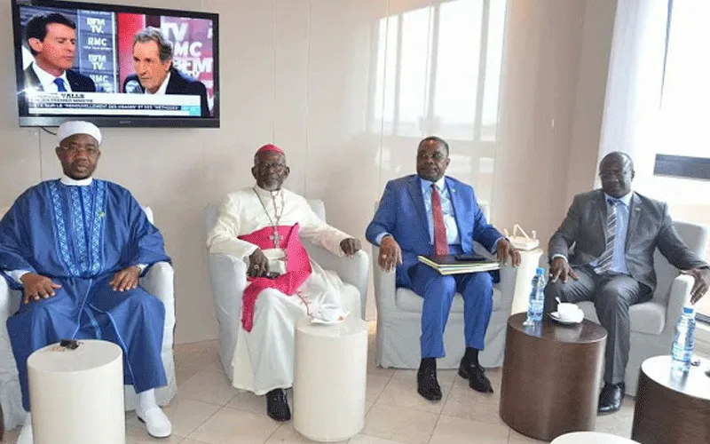 Religious Leaders in Gabon after taking part in Ecumenical Service for Peace in the country, Sunday January 5, 2020.