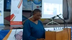 Professor Mary Getui addressing the Participants at the Conference on Religion and Gender / Tangaza University College