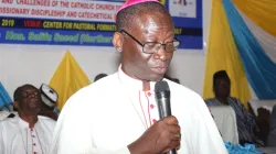 Bishop Matthew Gyamfi addressing participants of the 18th Biennial Plenary Assembly of the Tamale Ecclesiastical Province Pastoral Conference (TEPPCON) in Tamale. / Francis Monnie