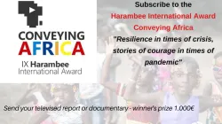 Poster announcing the 9th Harambee Africa International Award that will focus on stories of resilience during the COVID-19 pandemic. Credit: Harambee Africa International