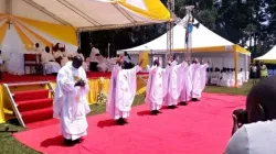 The newly ordained Priests of the Kenya's Catholic Diocese of Bungoma. Credit: Marcello Omuttaha