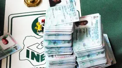 Some voter’s cards for the General Elections in Nigeria scheduled for 2023. Credit: Independent National Electoral Commission (INEC)/Facebook