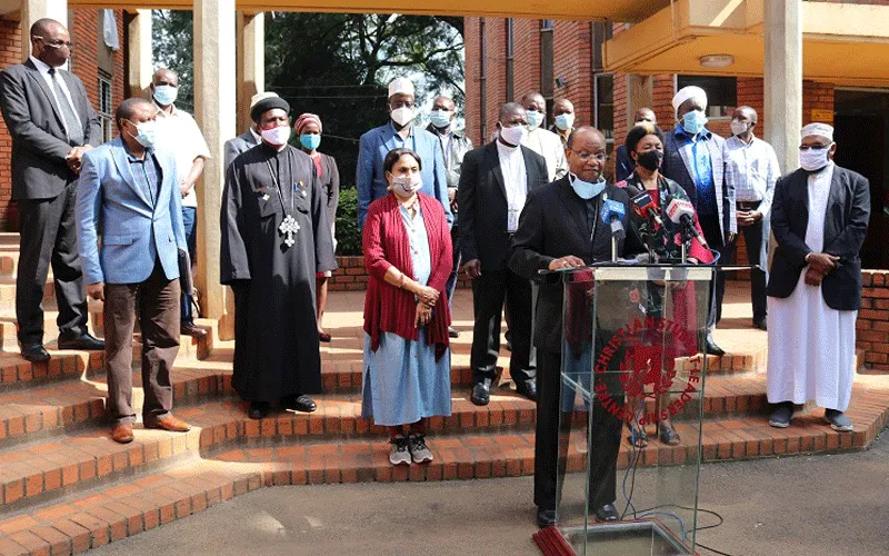 Members of the Inter-faith Council of Kenya / Kenya Broadcasting Corporation (KBC).