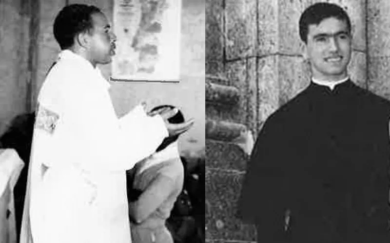 Fr. Sílvio Moreira (right) and Fr. João de Deus Gonçalves Kamtedza (left) who died during the Mozambican civil war. Credit: Courtesy Photo