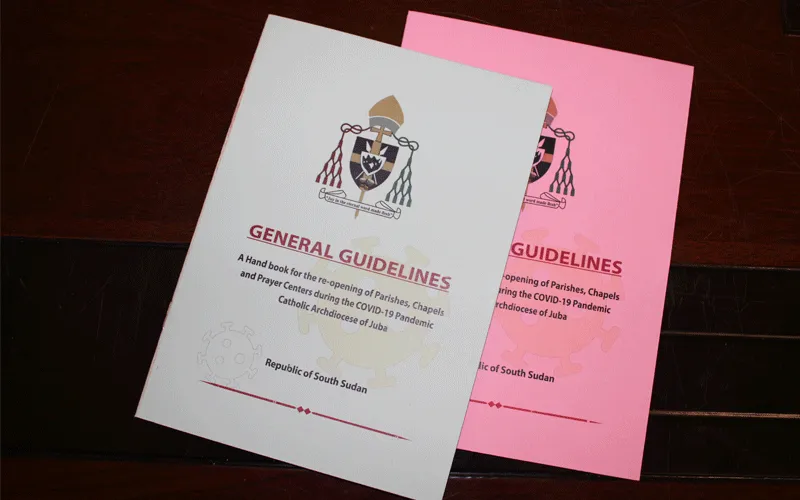 Handbook on measures to guide the faithful during worship in South Sudan's Juba Archdiocese. / ACI Africa