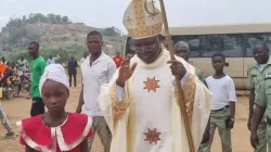 Archbishop Ignatius Ayau Kaigama at St. Mulumba’s Parish in Igu, Bwari Area Council of Abuja. Credit: Abuja Archdiocese