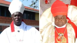 Bishop Dominic Kimengich (left) of Eldoret Diocese and Bishop Joseph Mairura Okemwa (right) of the Catholic Diocese of Kisii. Credit: Courtesy Photo