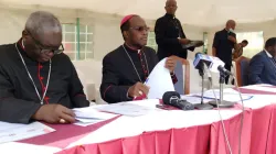 Some members of the Kenya Conference of Catholic Bishops (KCCB) during a press conference May 27. Credit: Radio Waumini/Facebook