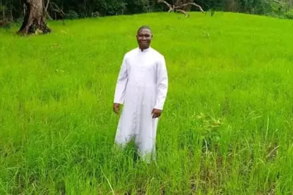 Fr. Michael Baimba Conteh, the foundation of GreenEnv Agribusiness Company in Sierra Leone's Diocese of Makeni. Credit:Fr. Michael Baimba Conteh