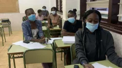 Vocational training for young mothers of Malabo, Equatorial Guinea: a schooling and reintegration project for adolescent mothers. Credit: Salesian Missions