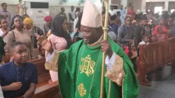 Archbishop Ignatius Ayau Kaigama during Holy Mass at Our Lady Queen of Nigeria Pro-Cathedral of Abuja Archdiocese. Credit: Abuja Archdiocese