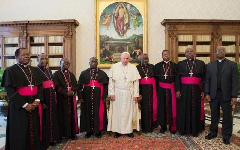 Bishops of Malawi with Pope Francis at the Vatican. They are advocating for peace and order ahead of the court ruling on the Presidential election petition due February 3, 2020