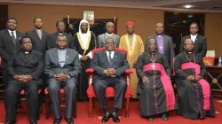 Some Religious leaders in Malawi after a meeting with former President Arthur Peter Mutharika.