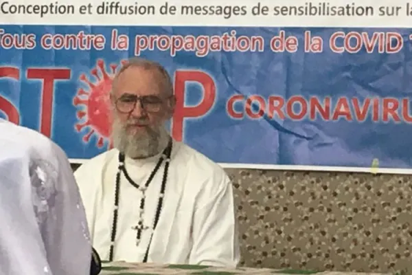 Fr. Hans-Joachim Lohre during a conference on the COVID-19 pandemic in Bamako Mali. Credit: ACN