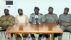 Mali’s military personnel grouped under the National Committee for the Salvation of the People during a televised address Wednesday, August 19.
