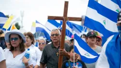 The faithful in Nicaragua participate in a pilgrimage in support of the bishops, July 28, 2018. | Photo credit: Javier Ruiz / Facebook Archdiocese of Managua