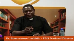 Fr. Bonaventure Luchidio, the National Director of the Pontifical Mission Societies (PMS) in Kenya. Credit: Screen Capture Capuchin TV
