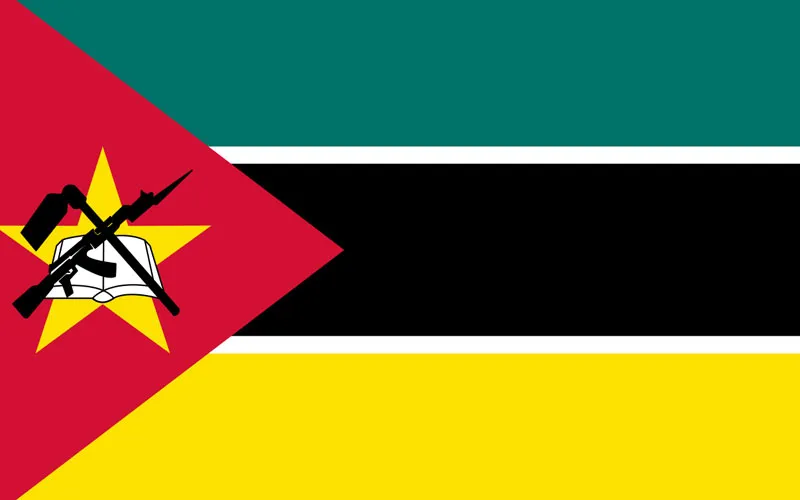 The Flag of Mozambique / Public Domain