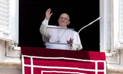 Pope Francis delivers his Angelus address on June 26, 2022. Vatican Media