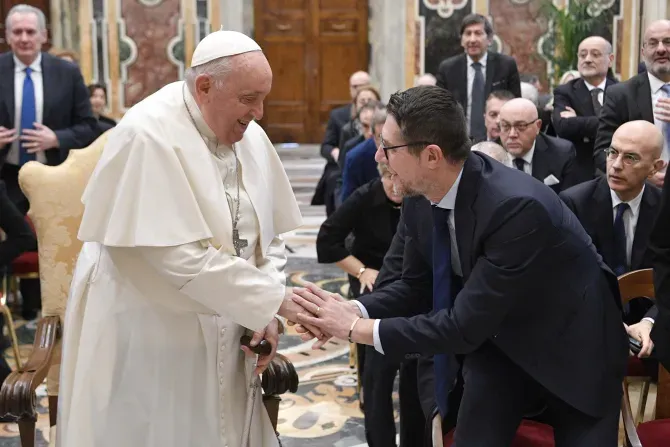 Pope Francis meets with the prefects of the Italian Republic in the Clementine Hall of the Apostolic Palace on Dec. 11, 2023. | Credit: Vatican Media