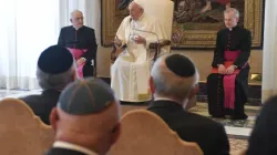 Pope Francis speaks with the Conference of European Rabbis at the Vatican on Nov. 6, 2023. | Credit: Vatican Media