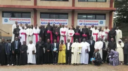 Catholic Bishops in Cameroon and their close collaborators at the headquarters of NECC in Yaounde. Credit: NECC