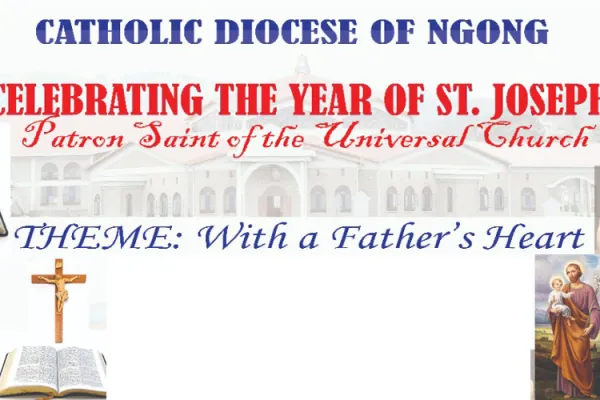 Image of the banner announcing the year of St. Joseph in Kenya's  Diocese of Ngong / Fr. Boniface Mukwe/ Catholic Diocese of Ngong