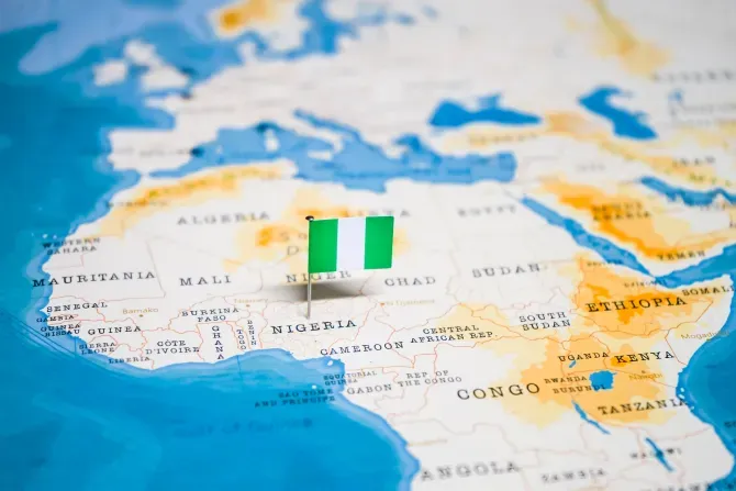 Map of Nigeria. | Shutterstock