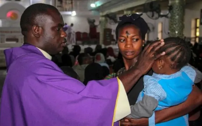 Ash Wednesday celebration at St. Patrick cathedral in Maiduguri, Feb. 26, 2020/ AFP/Getty