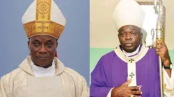 Bishop John Oke Afareha (left) and Archbishop Augustine Obiora Akubeze (right). Credit: Courtesy Photo