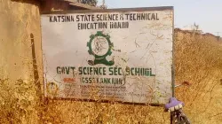 Government Science Secondary School in the north-western Katsina state where some 300 students were kidnaped Friday, December 11, 2020.
