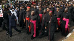 Bishops in Nigeria lead protest march against violence and extremism.