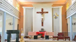 Altar of St. Francis Xavier Owo Catholic Parish of Ondo Diocese. Credit: ACN