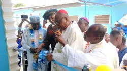Blessing and Commissioning of the new theatre facility by His Eminence John Cardinal Onaiyekan, Archbishop Emeritus, Catholic Diocese of Abuja. Credit: Oyo Diocese