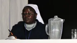 Sr. Clemency Nabishawo (Left) during her presentation on the second day of the biannual Pan African Congress on Theology in Nairobi.  Credit: ACI Africa