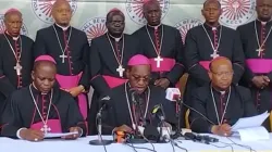 A screenshot of members of the Kenya Conference of Catholic Bishops (KCCB) during their Friday, November 10 press conference. Credit: KCCB