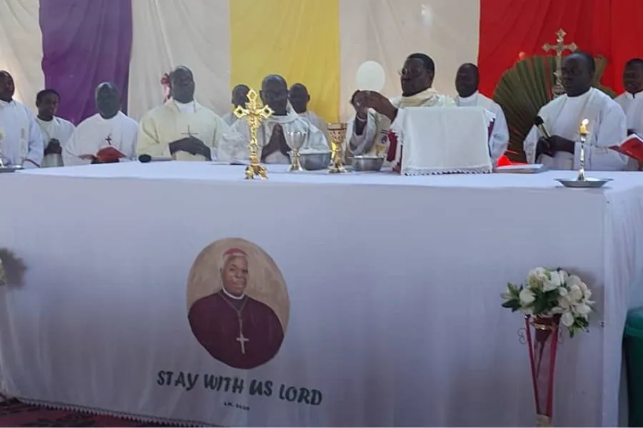 Bishop Edward Hiiboro Kussala of South Sudan’s Catholic Diocese of Tombura-Yambio (CDTY) during the celebration of Bishop Gasi Day. Credit: CDTY