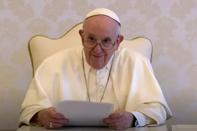 Pope Francis delivers Laudato si' video message May 24, 2021/ Screenshot
