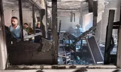 A fire broke out in the Abu Sefein Coptic Orthodox Church in Egypt on Sunday, Aug. 14 2022. ACI MENA