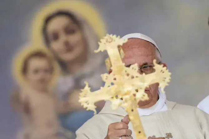 Pope Francis celebrates Mass in Gyumri, Armenia, June 25, 2016. | L'Osservatore Romano/CNA