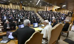 Pope Francis meets with 300 priests taking part in the World Meeting of Parish Priests on May 2, 2024, at the Vatican. / Credit: Vatican Media