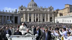 Pope Francis at Palm Sunday Mass in St. Peter's Square on March 24, 2024. / Vatican Media
