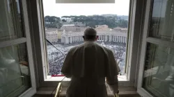 Pope Francis delivers the Angelus address on Oct. 23, 2022. | Vatican Media
