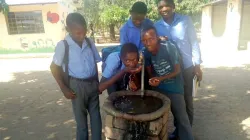 New water tank and pump to supply fresh drinking water at the Don Bosco Center and Primary School in Namibia’s Apostolic Vicariate of Rundu. Credit: Salesian Missions