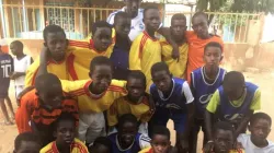 Youth in Senegal play sports and learn values at the socio-sports schools launched by Real Madrid Foundation and the Salesian Mission office in Madrid. Credit: Salesian Missions