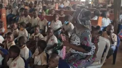Section of children under the Salesian Mission in Nigeria whose Church was renovated. Credit: Salesian Missions