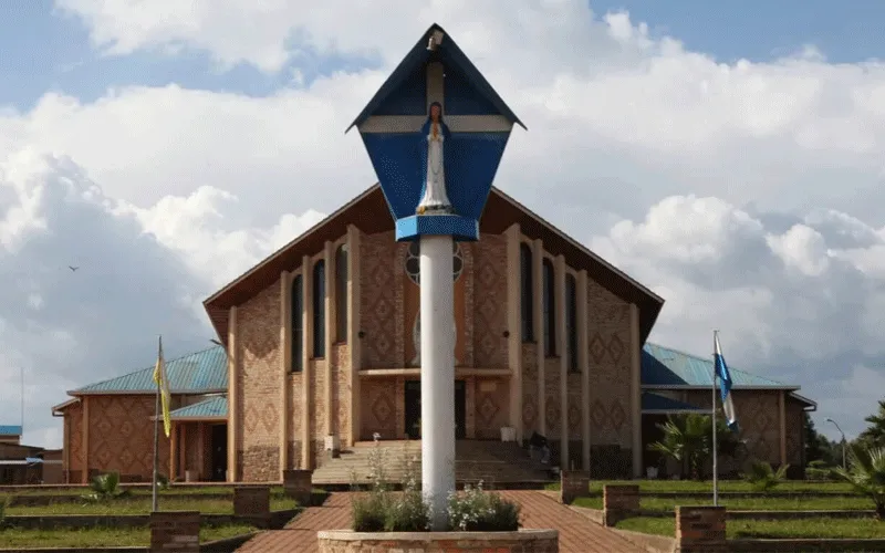 The Shrine of Our Lady of Sorrows in Kibeho, Rwanda.