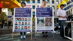 Protest Against Christian Persecution in China, Sept. 14, 2019, Cologne, Germany. | Credit: Lidia Muhamadeeva/Shutterstock