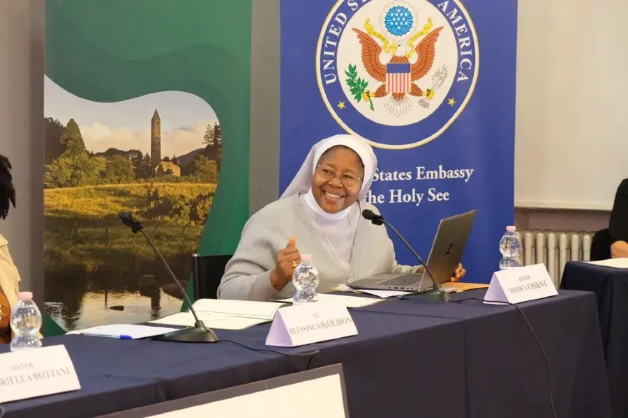 Sister Monica Chikwe, vice president, Slaves No More. U.S. Embassy to the Holy See