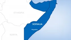 Map for Somalia, a territory under the jurisdiction of the Catholic Diocese of Mogadishu. Credit: United States Agency for International Development (USAID)